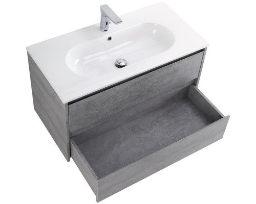 Тумба Cemento Grigio 90 см BelBagno Kraft KRAFT-900-2C-SO-CG