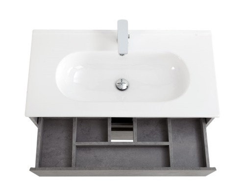 Тумба Cemento Grigio 90 см BelBagno Kraft KRAFT-900-2C-SO-CG