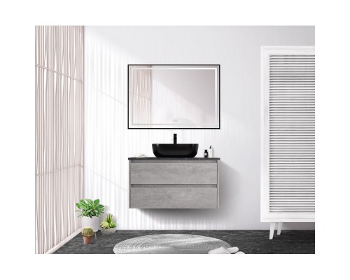 Тумба Cemento Grigio 90 см BelBagno Kraft KRAFT-900-2C-SO-CG