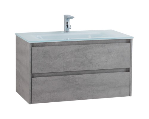 Тумба Cemento Grigio 90 см BelBagno Kraft KRAFT-900-2C-SO-CG