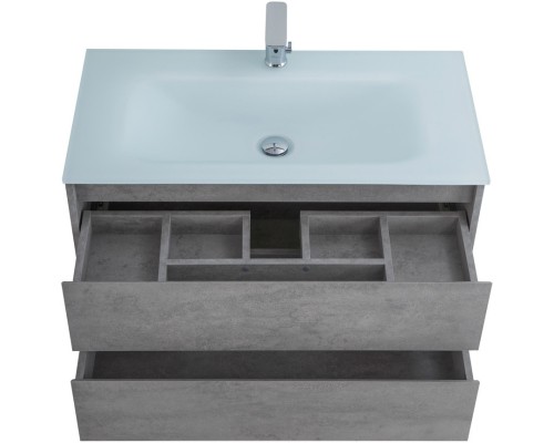 Тумба Cemento Grigio 90 см BelBagno Kraft KRAFT-900-2C-SO-CG