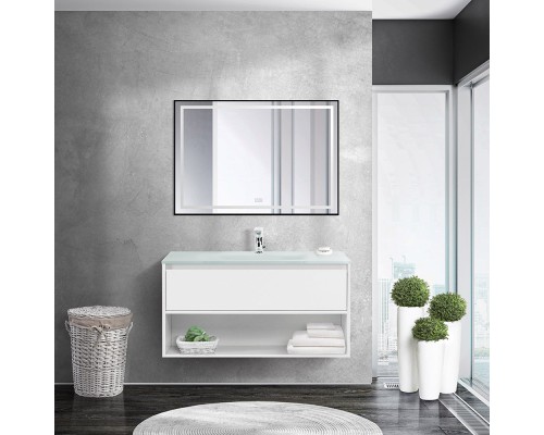 Тумба Bianco Opaco 90 см BelBagno Kraft KRAFT-900-1C-SO-BO