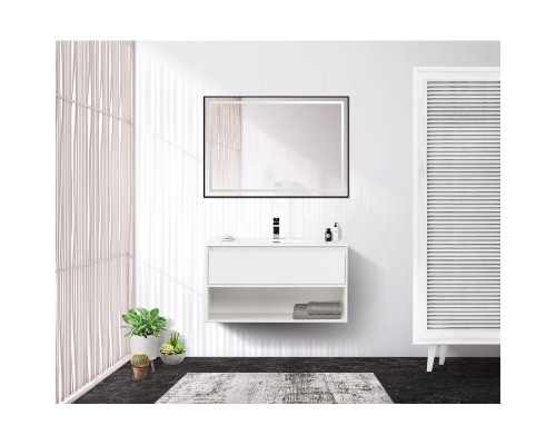 Тумба Bianco Opaco 90 см BelBagno Kraft KRAFT-900-1C-SO-BO