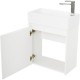 Тумба Bianco Opaco 49,4 см BelBagno Kraft KRAFT MINI-500/260-1A-SO-BO-L