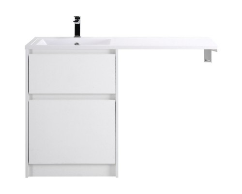 Тумба Bianco Opaco 58 см BelBagno Kraft KRAFT-LVD-580/1200-2C-PIA-BO