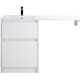 Тумба Bianco Opaco 58 см BelBagno Kraft KRAFT-LVD-580/1200-2C-PIA-BO