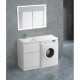 Тумба Bianco Opaco 58 см BelBagno Kraft KRAFT-LVD-580/1200-2C-PIA-BO