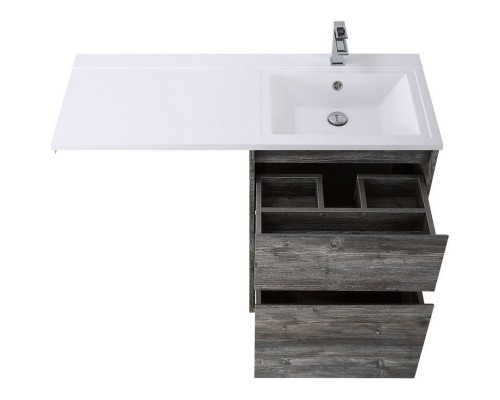 Тумба с раковиной Pino Pasadena 120,3 см BelBagno Kraft KRAFT-LVD-580/1200-2C-PIA-PP + BB1200/480-LV-MR-R