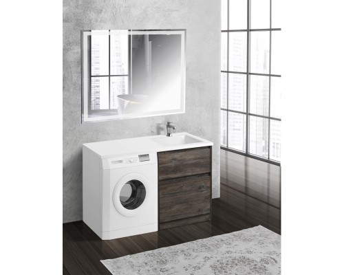 Тумба с раковиной Pino Pasadena 120,3 см BelBagno Kraft KRAFT-LVD-580/1200-2C-PIA-PP + BB1200/480-LV-MR-R