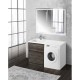 Тумба с раковиной Pino Pasadena 120,3 см BelBagno Kraft KRAFT-LVD-580/1200-2C-PIA-PP + BB1200/480-LV-MR-L