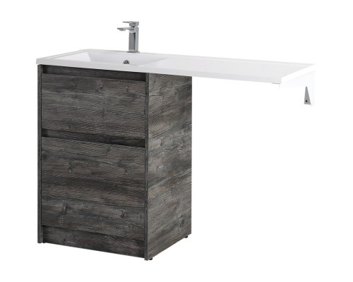 Тумба с раковиной Pino Pasadena 120,3 см BelBagno Kraft KRAFT-LVD-580/1200-2C-PIA-PP + BB1200/480-LV-MR-L