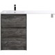 Тумба с раковиной Pino Pasadena 120,3 см BelBagno Kraft KRAFT-LVD-580/1200-2C-PIA-PP + BB1200/480-LV-MR-L