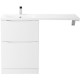 Тумба Bianco Opaco 58 см BelBagno Lavanderia LAVANDERIA-580/1200-2C-PIA-BL