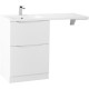 Тумба Bianco Opaco 58 см BelBagno Lavanderia LAVANDERIA-580/1200-2C-PIA-BL