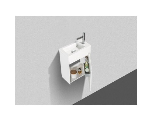 Тумба Bianco Lucido 45,4 см BelBagno Pietra PIETRA MINI-460-1A-SO-BL-R