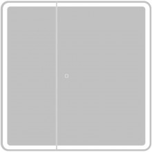 Зеркальный шкаф 80x80 см BelBagno Marino SPC-MAR-800/800-2A-LED-TCH