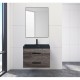 Зеркало 60x80 см BelBagno SPC-AL-600-800 Nero