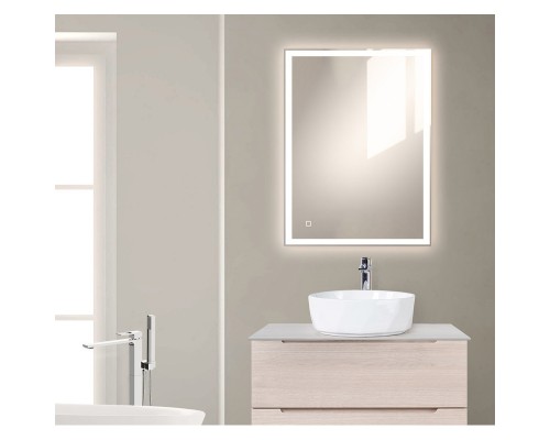 Зеркало 65x80 см BelBagno SPC-GRT-650-800-LED-TCH