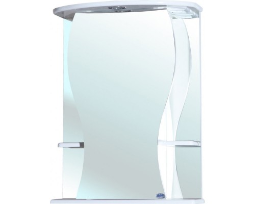 Зеркальный шкаф 55x72 см белый глянец L Bellezza Карина 4611808002019