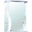 Зеркальный шкаф 55x72 см белый глянец R Bellezza Карина 4611808001012