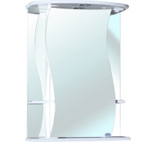 Зеркальный шкаф 55x72 см белый глянец L Bellezza Лиана 4612308002011