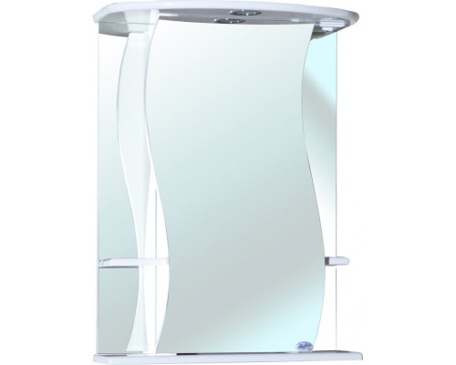 Зеркальный шкаф 55x72 см белый глянец L Bellezza Лиана 4612308002011