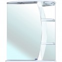 Зеркальный шкаф 60x72 см белый глянец L Bellezza Луна 4612609002017