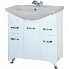 Тумба белый глянец 69,2 см Bellezza Дрея 4631312000011