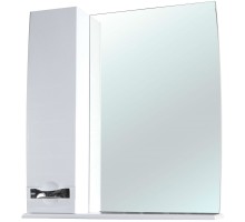 Зеркальный шкаф 80x87 см белый глянец L Bellezza Абрис 4619713002018
