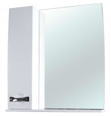 Зеркальный шкаф 80x87 см белый глянец L Bellezza Абрис 4619713002018