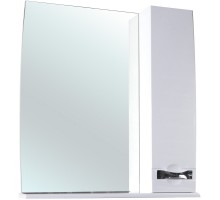 Зеркальный шкаф 80x87 см белый глянец R Bellezza Абрис 4619713001011