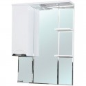 Зеркальный шкаф 75x100 см белый глянец L Bellezza Альфа 4618812002011