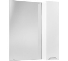 Зеркальный шкаф 65x80 см белый глянец R Bellezza Андрэа 4619010001011