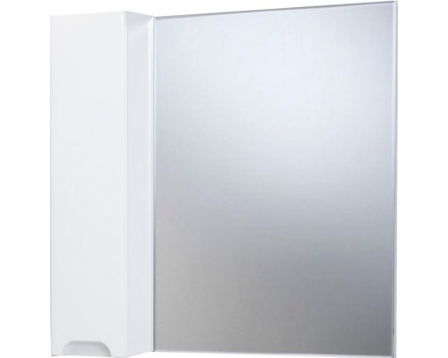 Зеркальный шкаф 80x80 см белый глянец L Bellezza Андрэа 4619013002015