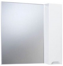 Зеркальный шкаф 80x80 см белый глянец R Bellezza Андрэа 4619013001018