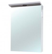 Зеркальный шкаф 55x80 см белый глянец L/R Bellezza Анкона 4619608040019