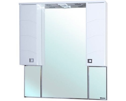 Зеркальный шкаф 100,5x100,1 см белый глянец Bellezza Джулия 4611218000018