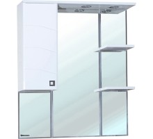 Зеркальный шкаф 82,5x100,1 см белый глянец L Bellezza Джулия 4611214002016