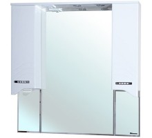 Зеркальный шкаф 100,5x100,1 см белый глянец Bellezza Дрея 4611318000017