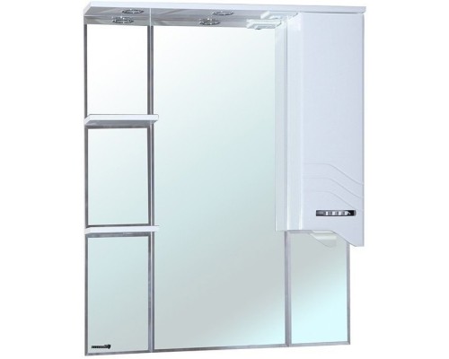 Зеркальный шкаф 82,5x100,1 см белый глянец R Bellezza Дрея 4611314001018