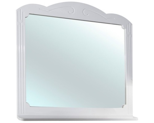 Зеркало 85x95 см белый глянец Bellezza Кантри 4619914000011