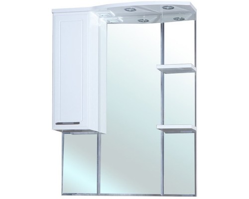 Зеркальный шкаф 78x100 см белый глянец L Bellezza Коралл 4612014002015
