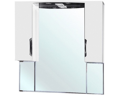 Зеркальный шкаф 101x100 см белый глянец Bellezza Лагуна 4612118000016