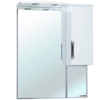 Зеркальный шкаф 65x100 см белый глянец R Bellezza Лагуна 4612110001011