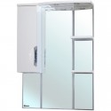 Зеркальный шкаф 75x100 см белый глянец L Bellezza Лагуна 4612112002016