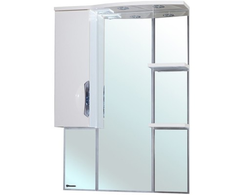 Зеркальный шкаф 75x100 см белый глянец L Bellezza Лагуна 4612112002016