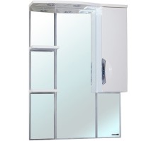 Зеркальный шкаф 75x100 см белый глянец R Bellezza Лагуна 4612112001019