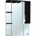 Зеркальный шкаф 75x100 см черный глянец/белый глянец R Bellezza Лагуна 4612112001040