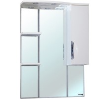 Зеркальный шкаф 82,5x100 см белый глянец R Bellezza Лагуна 4612114001017