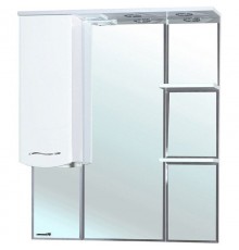 Зеркальный шкаф 73x100 см белый глянец L Bellezza Мари 4612912002018